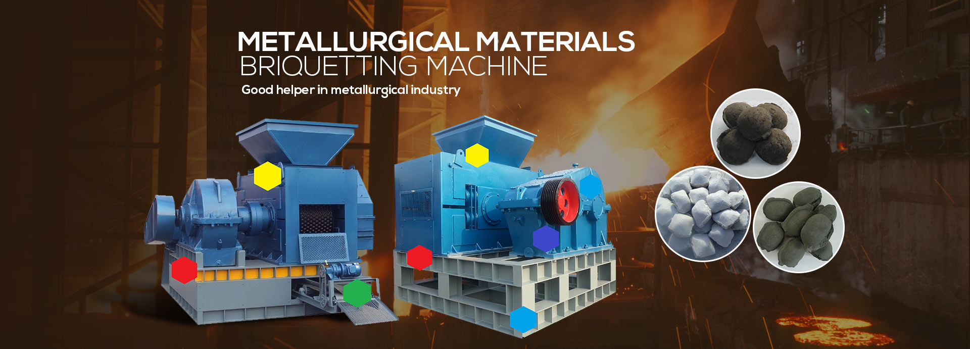 metallurgical briquette machine